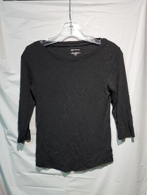 JNY Jones New York Women's Long Sleeve Tee - Black